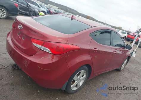 2012 Hyundai Elantra Gls (Ulsan Plant) z USA, uszkodzony, nr VIN KMHDH4AE4CU467118